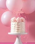 PINK OPAQUE / PINK Layered Cake Topper - EIGHTEEN