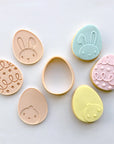 Easter Egg Minis Cutter & Debosser Set (Little Biskut)