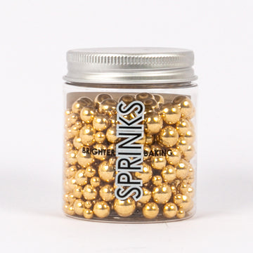SHINY GOLD BUBBLE BUBBLE (65g) Sprinkles - by Sprinks image 1